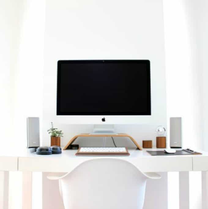 Small space functional desk cheap materials